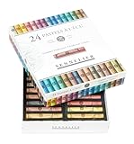 Sennelier Coffret 24 Pastels Secs Iridescent – Pastels Tendres Professionnels Haute Pigmentation – Couleurs Irisées Lumineuses – Coffret Beaux Arts pour Dessin, Illustration et Techniques de Pastel