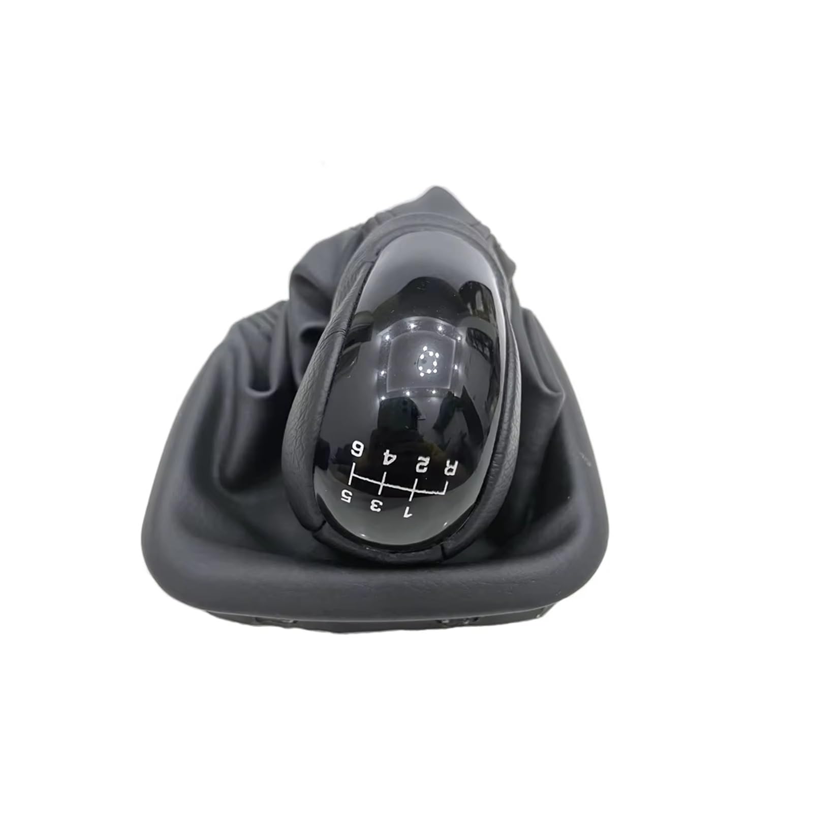KOEHXJ Shift Gear Knob Cover for Benz for A Class for W168 1997 1998 1999 2000 2001 2003 2004 Gear Stick Shift Knob Level Leather Boot(6 Speed)