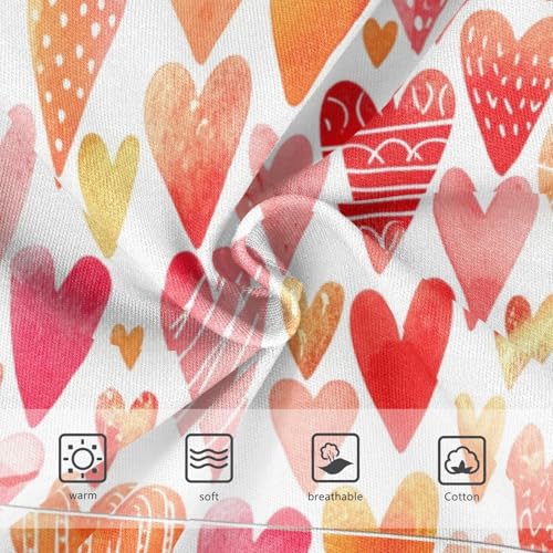 Joisal Fun Toddler Underwear Floral 2t Cotton Cute Panties Girl Cute Hearts Pink Cartoon Briefs Undies Kids3