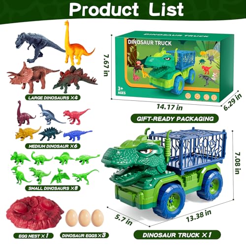 Dinosaur Truck Toy Set DROPS TO (MORE OPTIONS AVAILABLE) - image 2