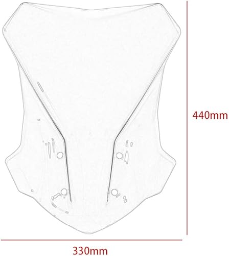 Miniatura 7 de TAZGANTAX Parebrise para parabrisas delantero de motocicleta, deflector de viento, parebrise, compatible con B-M-W G310GS G 310 GS G-310-GS 2017