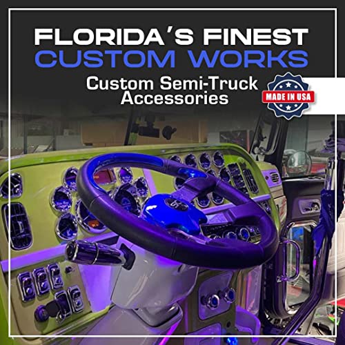Accesorio compatible con luces de techo Kenworth para camión miniatura 6
