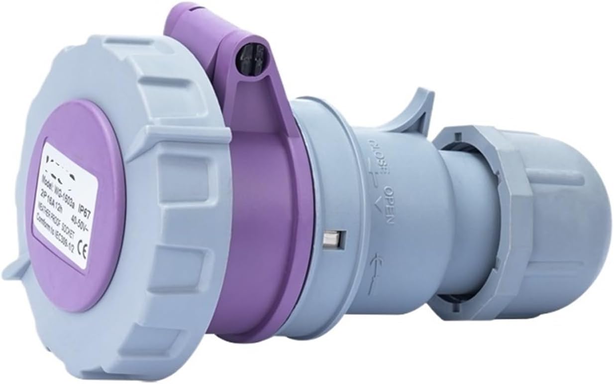 IP67 European standard low voltage two-core industrial and socket 20-25V 16A32A(16A plug)