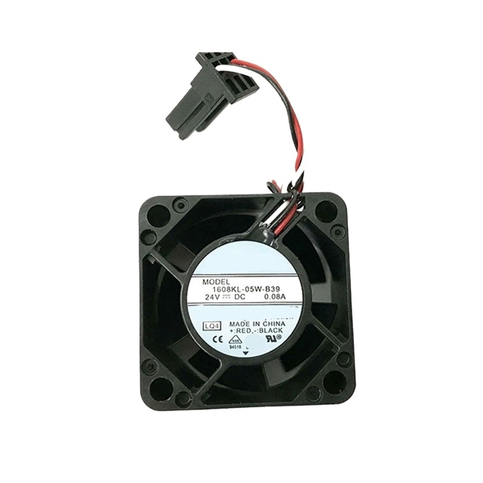 Ventilador de refrigeración 1608KL-05W-B39 de 24V y 40x40x20mm con 3 cables