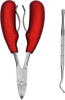 FRCOLOR Conjunto de Aparador de Cutículas Com 2 Peças Cortador de Cutículas Tesoura Removedor de Cutículas de Aço Inoxidável Ferramentas de Manicure Pedicure