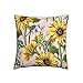 Girasoli Carciofi Fiori di Campo Federe Cuscini Decorativo Fodera per Cuscino Poliestere Gettare Decorativo Caso pour Famiglia Divano Campeggio Federa Cuscino 45X45Cm