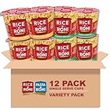 Rice-A-Roni Cups, Cheese Lovers Variety Pack, Pack of 12