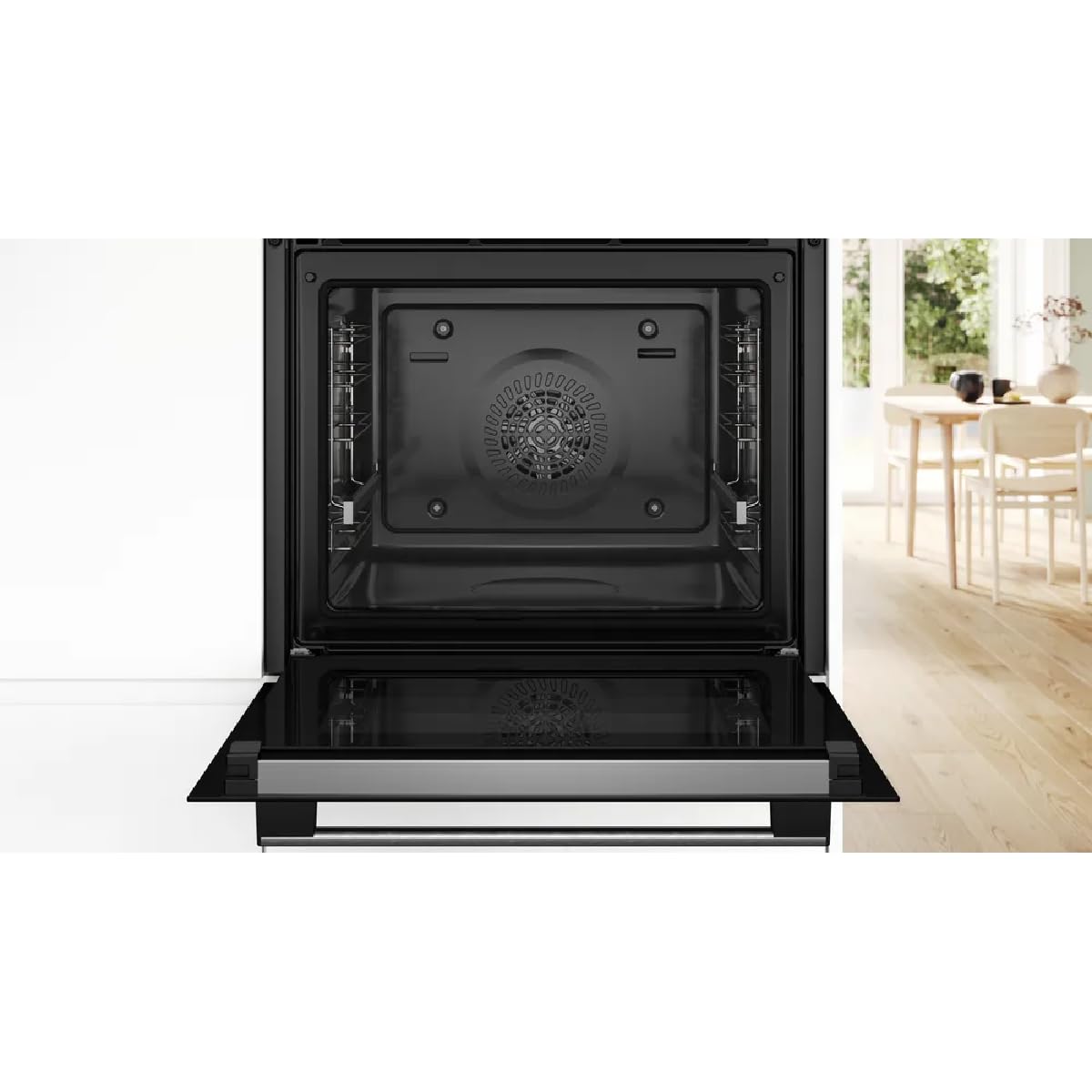 Bosch Serie 6 Pyrolytischer Multifunktionsofen 60 cm AirFry 3D Hotair Stahl HBG578ES3