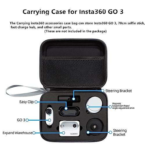 Maleta para Cámara Insta360 GO 3 con Protector de Pantalla miniatura 2