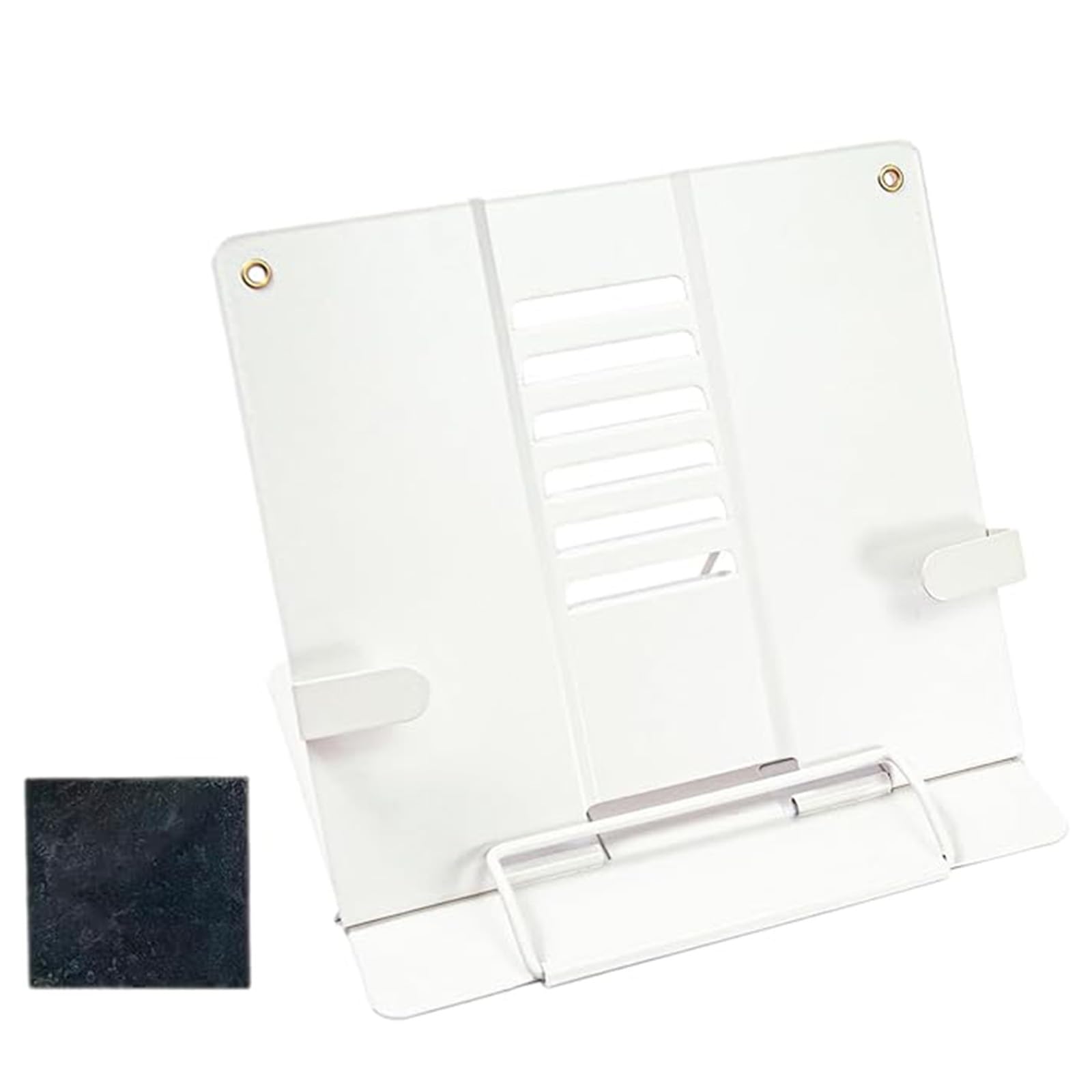 BBTISG Macrame Board Holder, Desktop Board Stand Foldable Adjustable Holder for Sheet Music, Tablets, Recipes, Textbooks