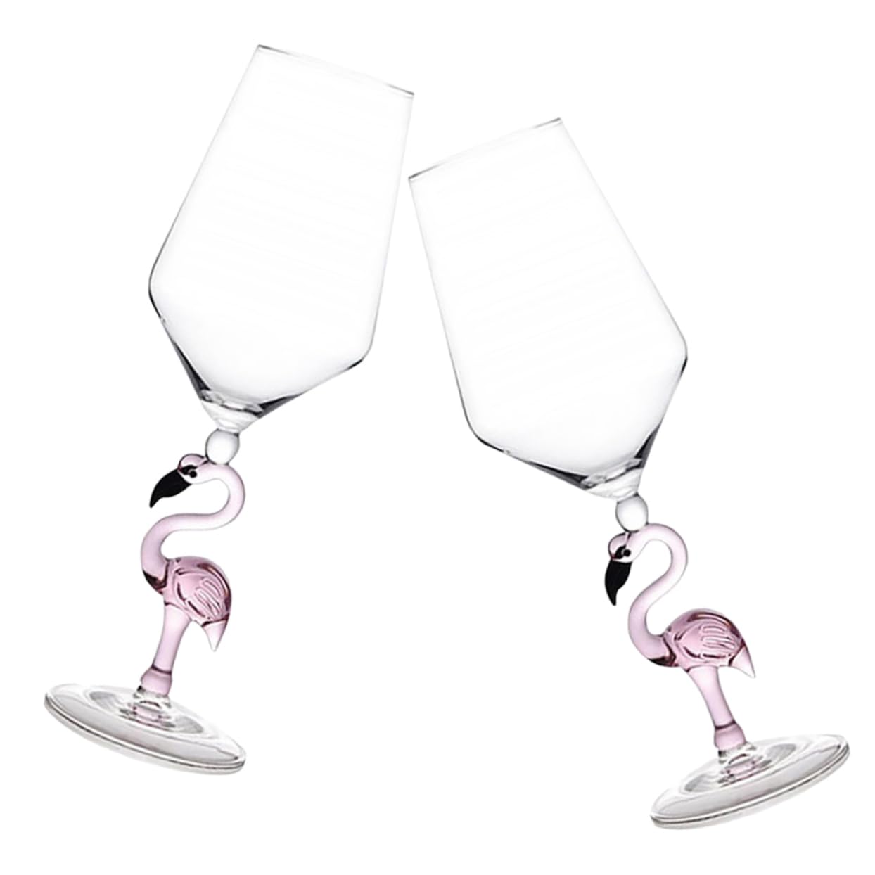 PRETYZOOM 2piezas Copas De Vino Resistentes Al Desgaste Diseño Flamenco Para Fiestas y Hogar
