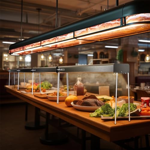 Pyy FY-701-90 35 Inch Food Heat Lamp Aluminum Infrared Strip Heater Overhead Food Warmer Light Electric Commercial Grade thumb #4