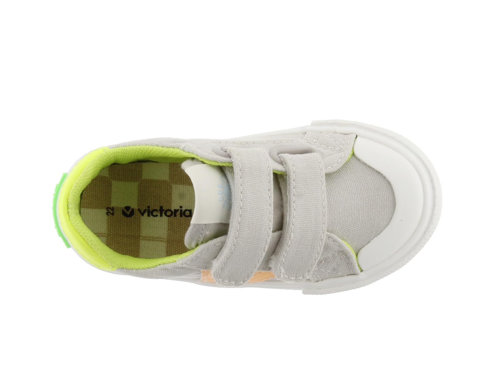 victoria Zapatillas Unisex Tribu Lona & Piezas Flúor En Contraste & Tiras Adherentes 1065195 para Niños