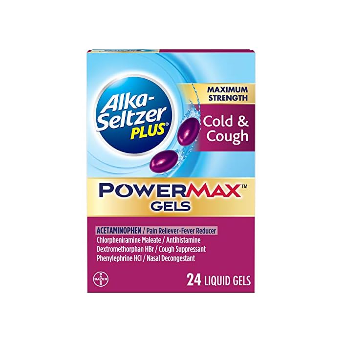 Buy Alka Seltzer Plus Maximum Strength PowerMax Cold and Cough Medicine