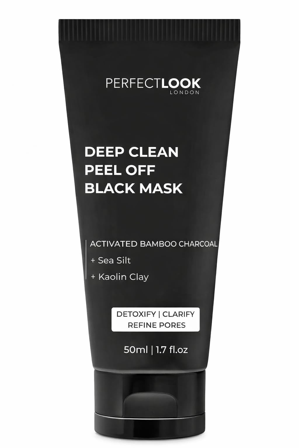 Peel-Off Face Mask for Blackhead Remover & Acne – Deep Pore Cleanser with Bamboo Charcoal & Kaolin – Unclogs Pores & Controls Oil