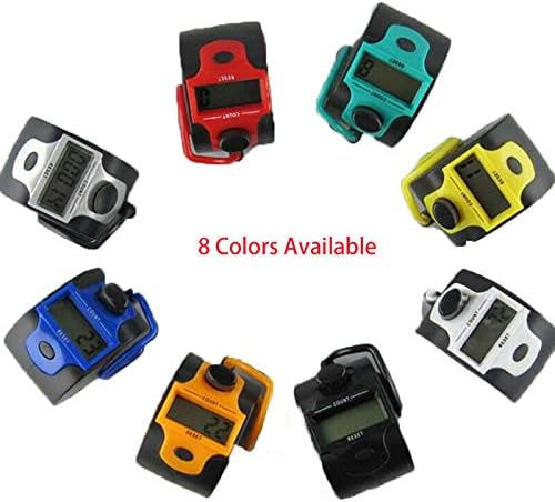 Finger Counter, Digital Hand Tally Counter, Mini 5-Digit Counters for Lap/Sport/Coach/School/Event (Black - 1Pcs) - Image 3