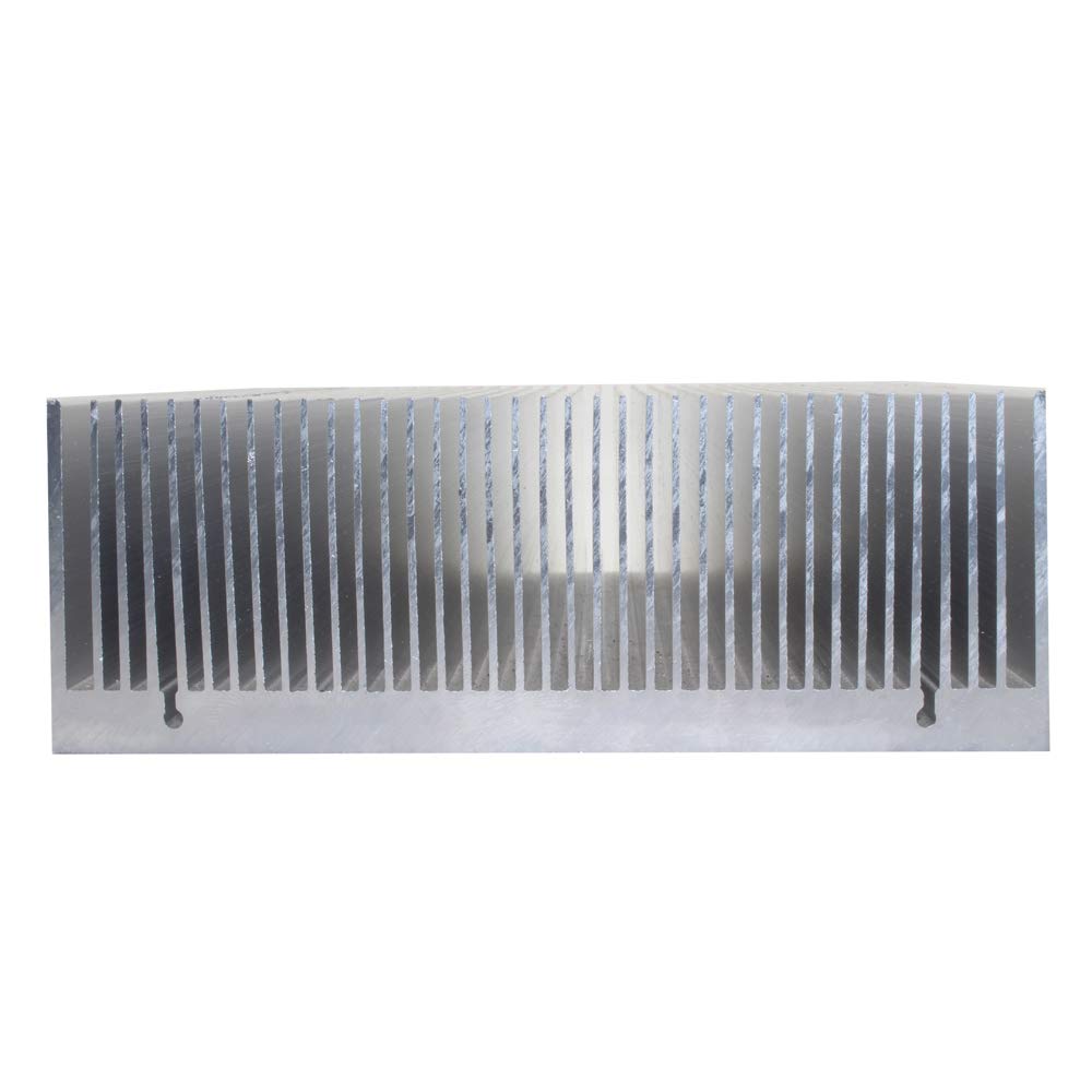 Disipador de calor grande de aluminio de 125 x 125 x 45 mm / 4.92 x 4.92 x 1.77 pulgadas Radiador de refrigeración para LED LCD CHIP amplificador electrónico transistor disipación de calor