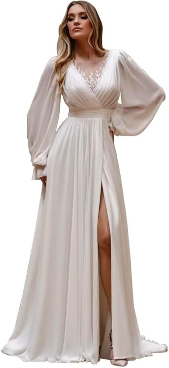 فستان زفاف حورية البحر من الدانتيل للعروس A Line Tulle Corset Boho Beach فستان زفاف مع قطار طويل 2026