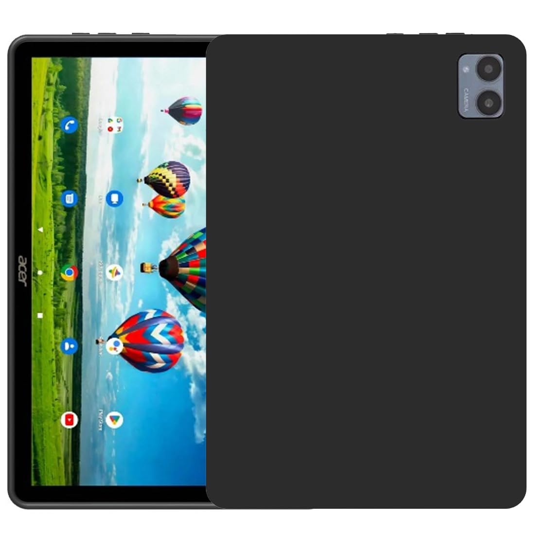 Zaoma Matte Design Soft Silicon Back Case Cover Compatible for Acer One T9-1212L (25.65 cm) 10.1 Inch Tablet - Black (B0C8JTWFB7) Amazon Price History, Amazon Price Tracker