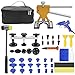 MENQANG Strumento di Riparazione ammaccatura Senza Vernice, Kit di Riparazione ammaccatura Corpo 46PCS con Pistola per Colla a Martello, Penna di Riparazione per Auto, Frigorifero