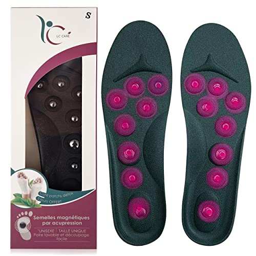 Semelles orthopédiques - Coussinets plantaire, soulage les douleurs de dos, massage profond du pied. Taille S: 36 41-10 Pcs détox offert