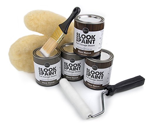 Wood Look Paint Kit For Garage Doors (Black Walnut) ,1 Count (Pack Of 2) #TOP1