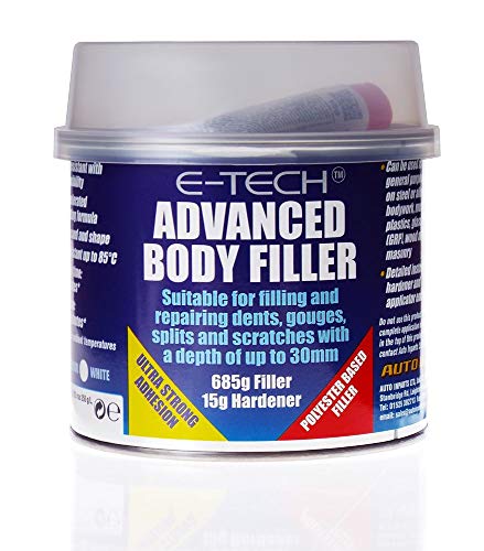 All Types Of Vehicle Anti Rust Dent, Gouge, Splits & Scratch Repair Advanced Body Filler (685g Filler/15g Hardener)