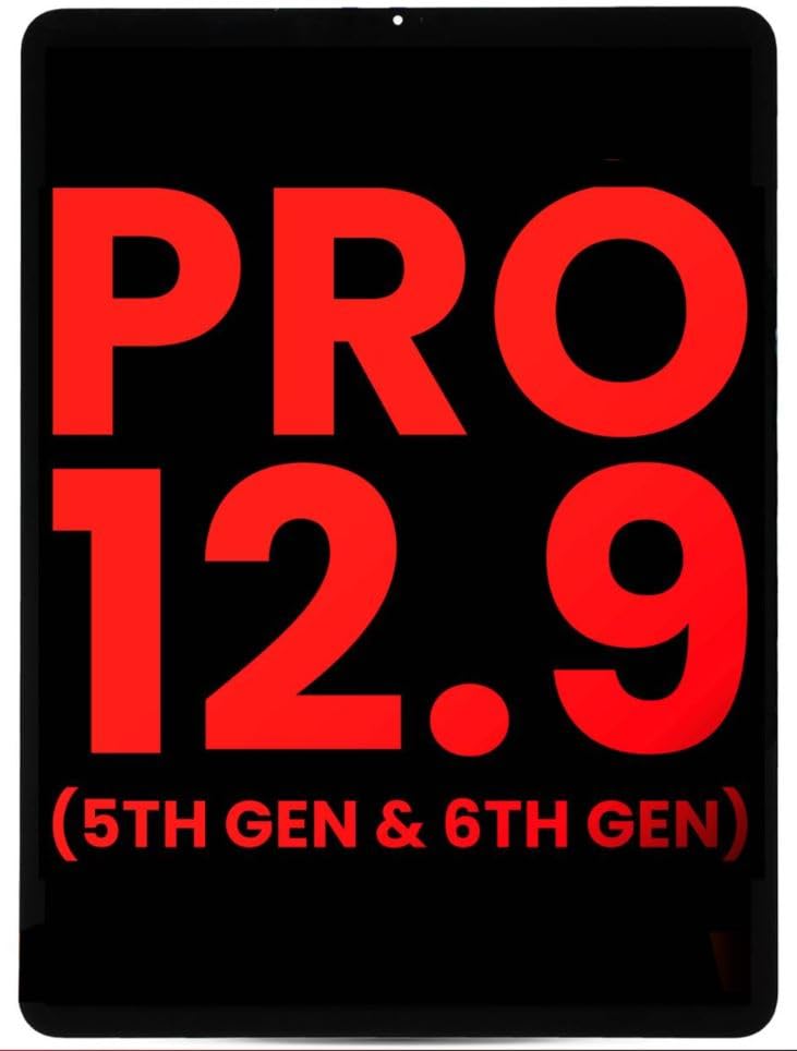 LCD Screen Replacement for iPad Pro 12.9 5TH Gen 6TH Gen 2021 2022 A2378 A2379 A2461 A2436 A2764 A2437 Display LCD Assembly Glass + Touch Digitizer
