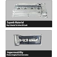Vista 5 de ZONTO Cubierta de válvula de motor de aluminio con kit de junta de tapa de válvula de motor para Toyota Avensis Camry RAV 11201-28033 11201-28014