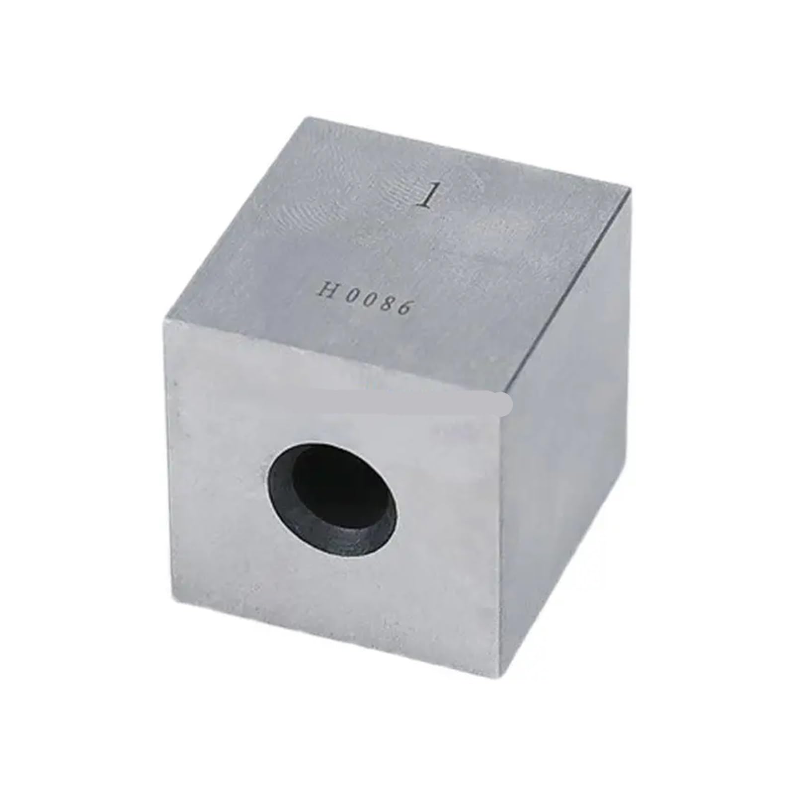 Bloques patrón, Bloque patrón de acero al carbono industrial, instrumento calibración rectangular con orificio central for el cuidado equipos taller