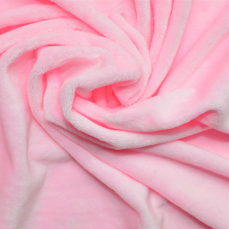 tela de terciopelo peluche 6 piezas 40 * 50 cm rosa coral polar tela metro felpa patchwork costura textiles hechos a mano para decoración del hogar