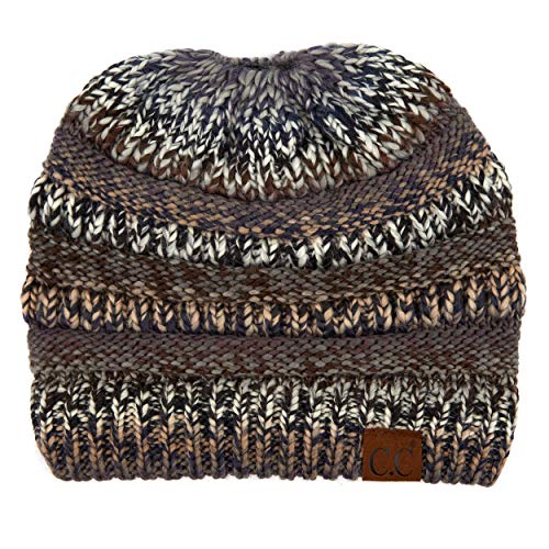 Image of Hatsandscarf CC Exclusives Solid Color Beanie Tail Hat for Adult (MB-20A)