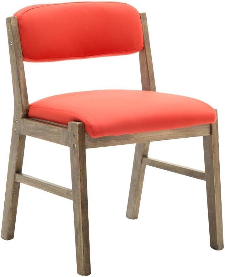 Chaise en bois massif avec dossier confortable beige élégant