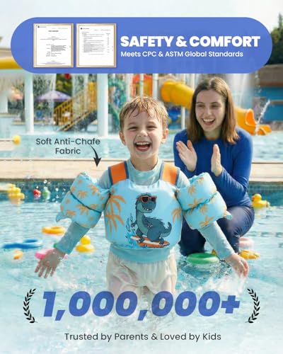 Image of Gogokids Puddle Float Jumper 24-66 Pounds, Toddler Swim Vest Kids Floaties