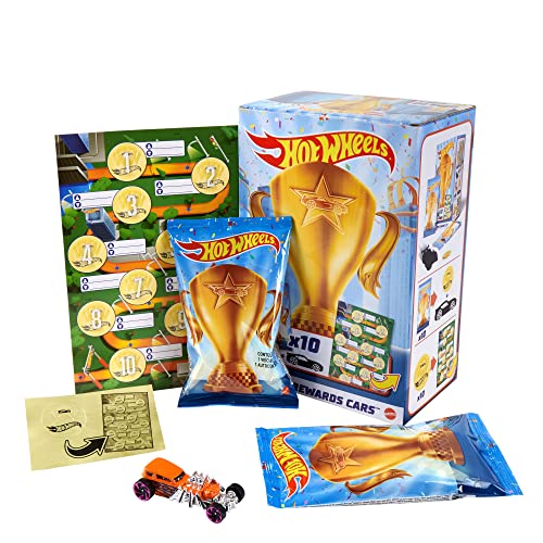 Hot Wheels GWN97 - Geschenkset mit 10 Die-Cast-Fahrzeugen im Maßstab 1:64, Spielzeug für Kinder ab 3 Jahren