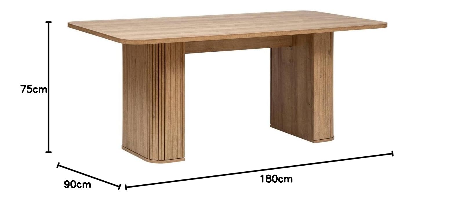 Panneau décoratif tasseaux bois Colva - Effet noyer / fond noir