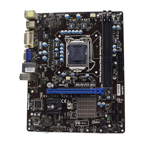 Motherboard Fit for MSI H61M-P25 B3 Motherboard LGA 1155 Intel H61 Motherboard DDR3 16GB Suppor I5-3570 3475S 2320 2700K 3250 G530T CPU Micro ATX