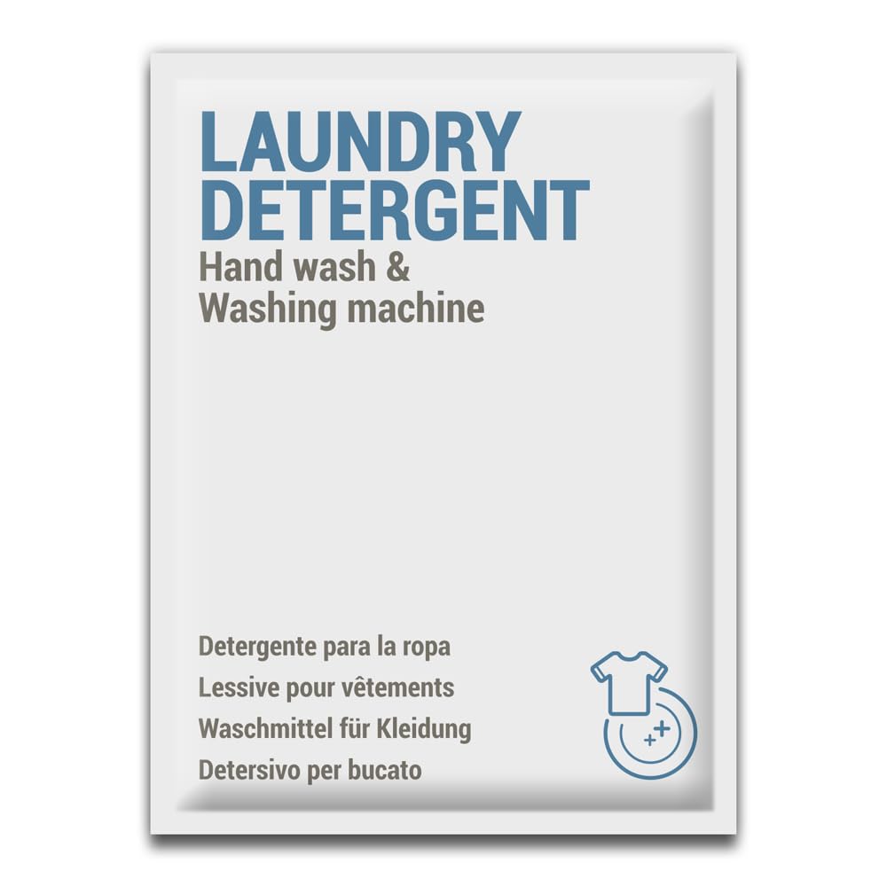 GPQ - Detersivo Liquido per Bucato 25 ml | 150 Bustine | Concentrato con Fragranza Marsiglia | Senza Parabeni | Amenities Turistiche Appartamenti, B&B, Bungalow, Casa Vacanze | Fabbricato nell’UE