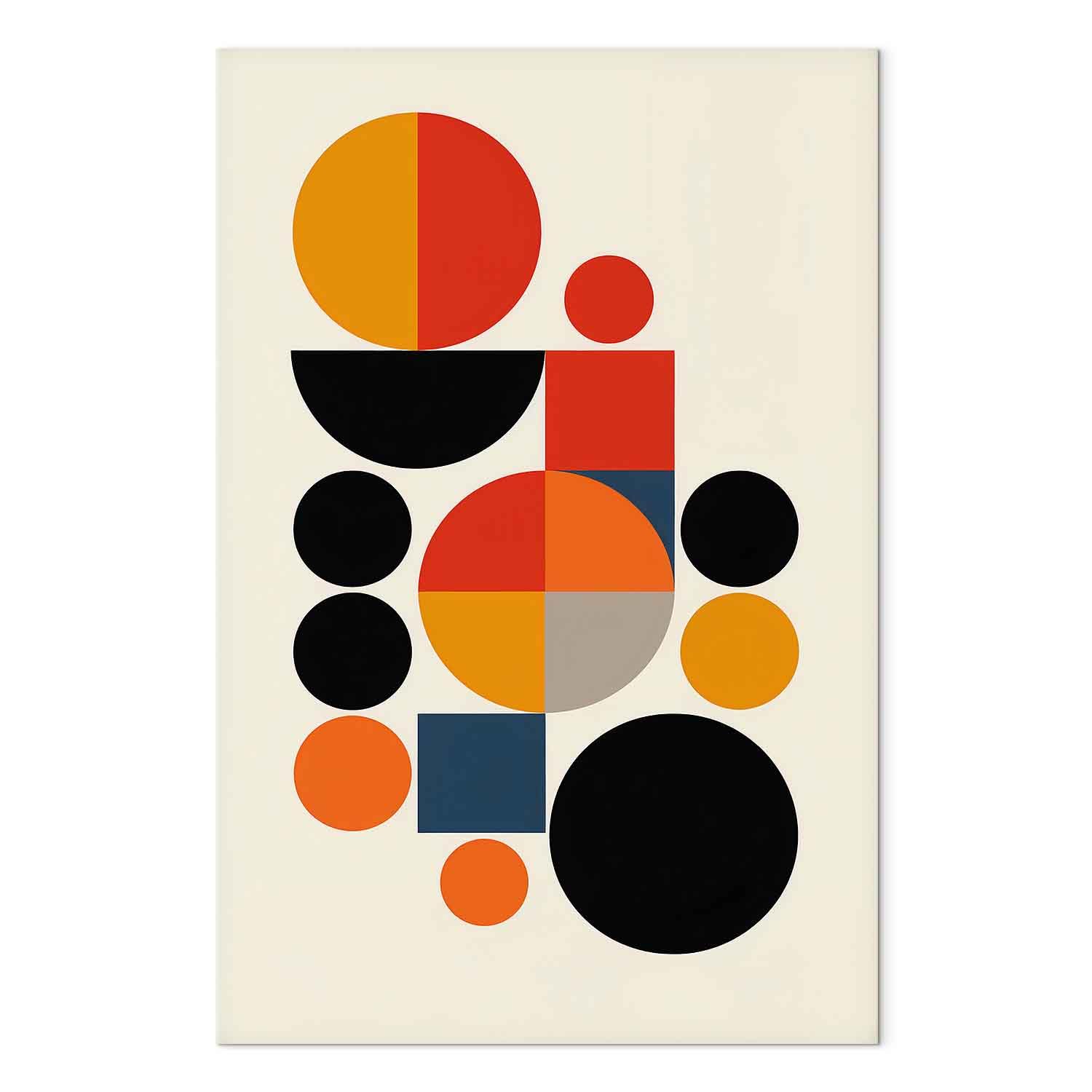 murando - Quadro Moderno Grande Dimensioni Soggiorno, Forme, 110x165 cm | Facile da Montare, 1 Pezzo, Quadri Moderni, Grandi Dimensioni, Tela Strutturata, Decorazione da Muro, Produzione Europea
