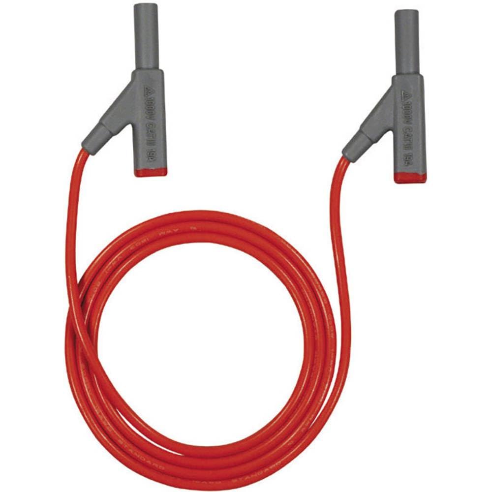 Beha AmprobeSML 4W rt 2m 3313550 307112 Safety Test Lead 4 mm Plug 2.00 m Red