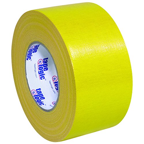 Image of Tape Logic (3 Pack) Multipurpose Yellow Duct Tape, 3 Inch x 60 Yards, 10.0 Mil Thick, For Labeling, Patching, Temporary Repairs, Marking and Social Distancing