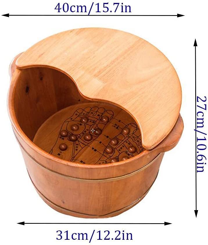Masajeador spa de pies térmico con tapa 17 cuentas miniatura 3