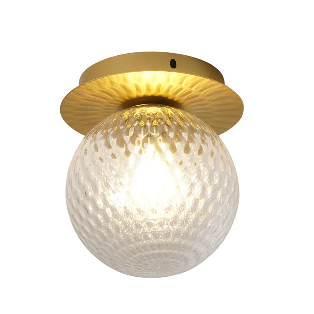 Lustre LED style nordique moderne en verre soufflé haut de gamme