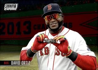 2021 TOPPS STADIUM CLUB CHROME #278 DAVID ORTIZ BOSTON RED SOX BASEBALL OFFICIAL TRADING CARD OF MLB