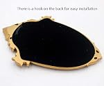 Funerom Vintage Gold Decorative Wall Mirror 29cm x 22cm