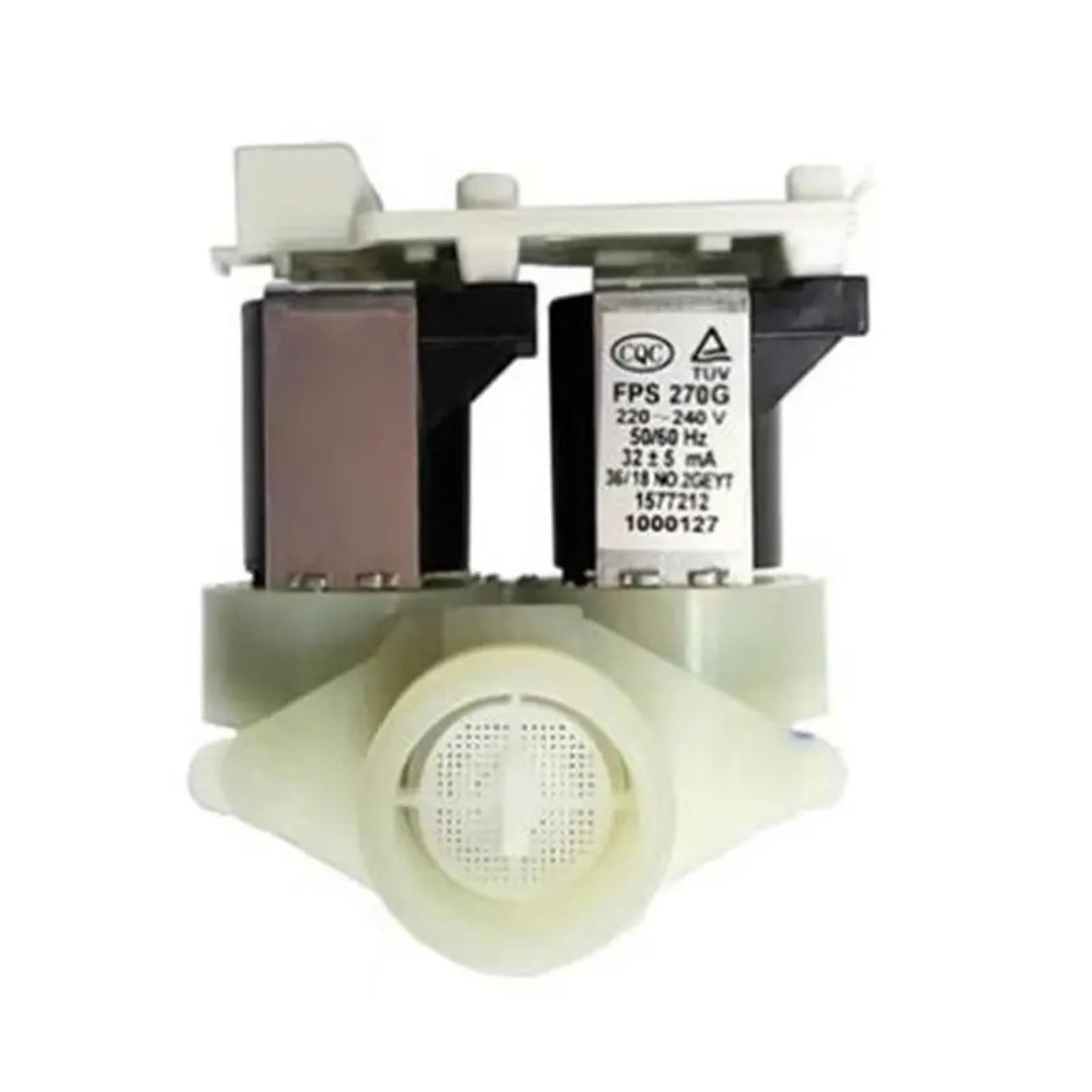 EEZII 1PC 220-240V 50/60HZ Electric Water Inlet Solenoid Valve FPS270G，Compatible For Drum Washing Machine Replacement Accessories
