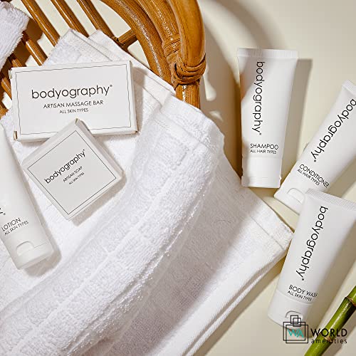 World Amenities Bodyography Blanc-Bulk Artisan Massage Bar|200 Count, 1.8 oz Vanilla White Tea, Mini Travel Size Toiletries 100% Recyclable Individually Boxed Hotel Amenities, for All Skin Types by World Amenities - Image 6