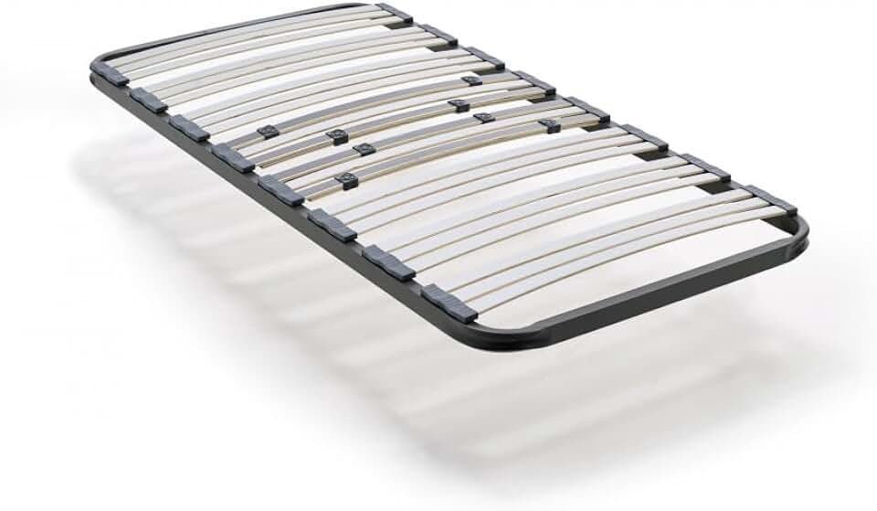 HOGAR24 ES | Somier Multiláminas | Regulación Lumbar Adaptable | Estructura de Tubo de Acero de 40x30 mm | Medida: 80x190 cm | No Incluye Juego de Patas