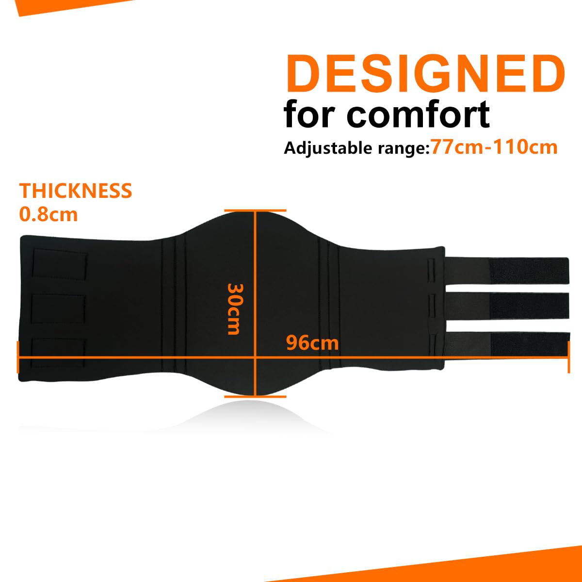 360 Wrap Around Lipo Foam Flattening BBL Ab Board Post Surgery Liposuction Abdominal Compression Belly Wrap Band Tummy Tuck Lipo Board - Image 7