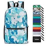 WOOMADA 17L Ultra Lightweight Packable Durable Waterproof Travel Hiking Backpack Daypack for Men Wom